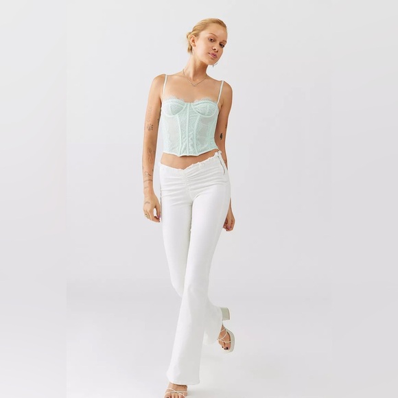 UO- Out from Under Modern Love Corset Top Medium - Picture 12 of 12